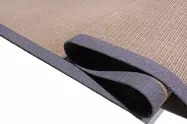 Sisal İç ve Dış Mekan Kullanıma Uygun Dokuma Bej Halı Koyu Gri Bordürlü 4505/26