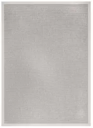 Sisal İç ve Dış Mekan Kullanıma Uygun Dokuma Bej Halı Açık Krem Bordürlü 7315/34