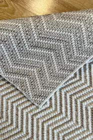Nairobi Halı  Zig Zag Beyaz