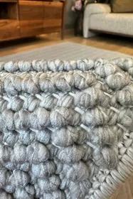 Nairobi Halı  Zig Zag Koyu Gri