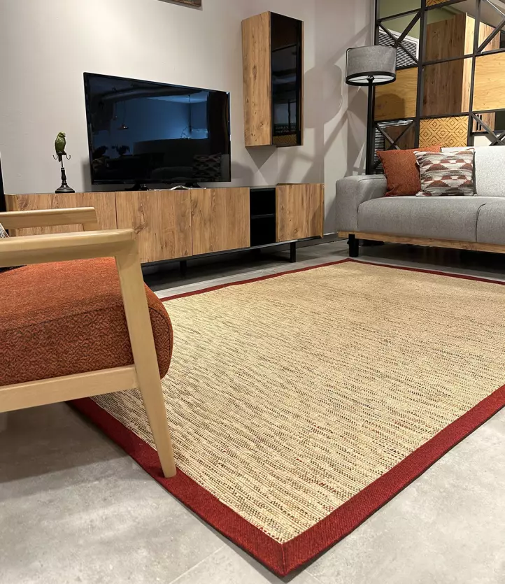 Sisal İç ve Dış Mekan Kullanıma Uygun Dokuma Halı 8209/37